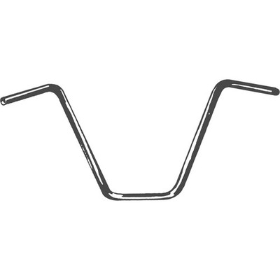 Emgo 1'' Handlebar Ape Hanger 14'' Rise 07-12505