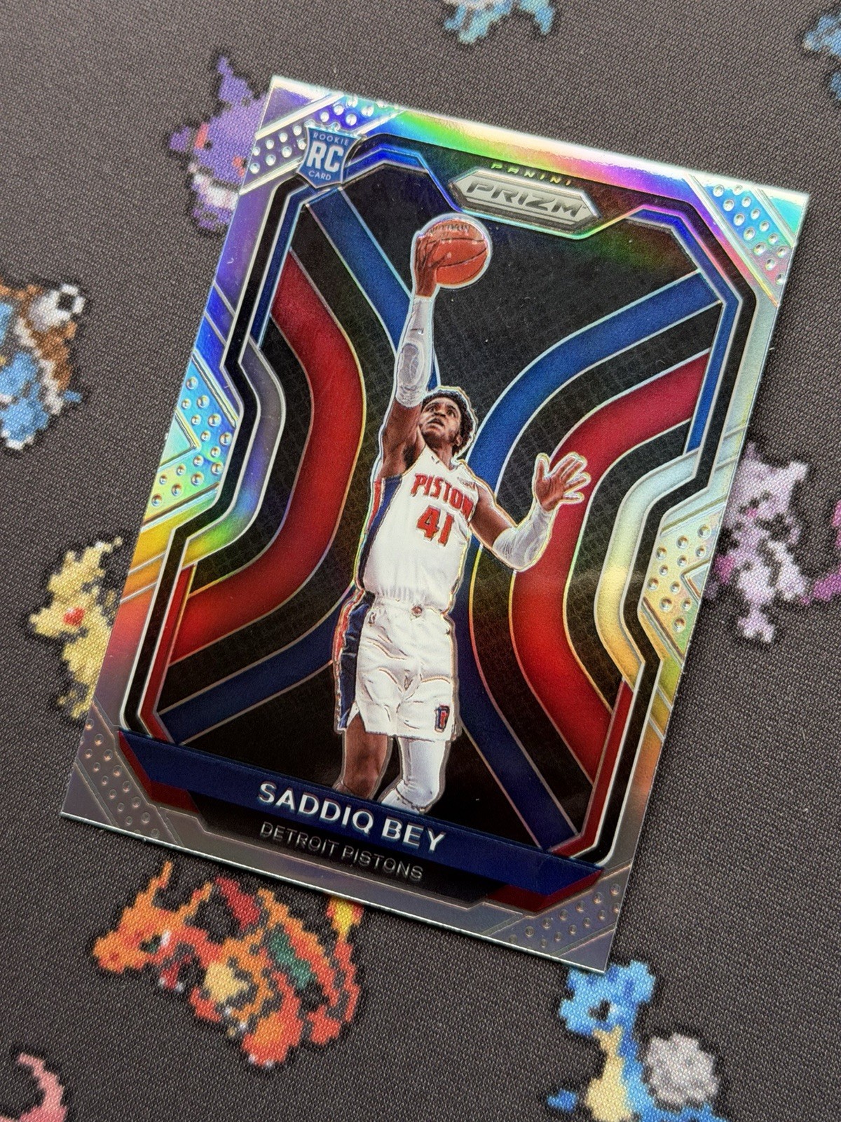 Saddiq Bey Prizm Rookie Card RC 2020-21 Panini Basketball Base #284