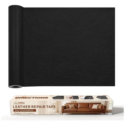 Self-Adhesive Leather Repair Patch - 12x48 Inches for Furniture & Cars