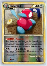 Porygon2 49/102 Uncommon HGSS Triumphant Pokemon Reverse Holo Heavily Played