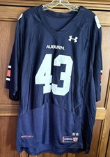 Under Armour Auburn Tigers Football Jersey Mens XL #43 Lutzenkirchen EXCELLENT