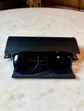 YSL Saint Laurent SL 455 001 Sunglasses Black 56mm With Case Cloth
