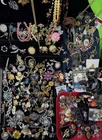 Costume Jewelry Lot 10lbs Mazer Coronation Orb Kirks Folly Crown Trifari Brooch