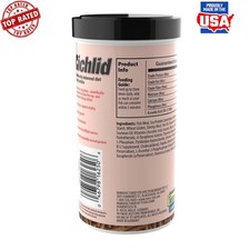 Cichlid Floating Sticks Nutritionally Balanced Fish Food ProCare Formula 5.65 oz