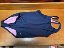 TYR Girls Standard Durafast Lite Ella Maxfit Black Lrg. 10/12 one piece swimsuit