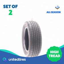 Set Of 2 Used 19565r15 Michelin X Tour As Th 91h - 832 Set Of 2 Used 19565r15 Michelin X Tour As Th 91h - 832
