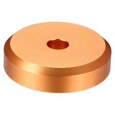 45 Record Adapter, 1.5'' Aluminum Matte Vinyl Record Adapter Stabilizer, Gold