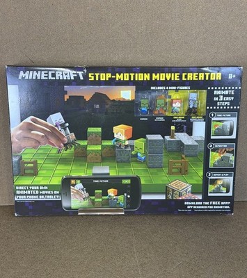 NEW Minecraft Stop Motion Movie Creator Playset - Factory Sealed NOW