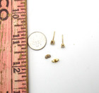 14K Yellow Gold .20 CTW Diamond Stud Earrings [E384] — photo 5