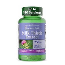 Milk Thistle Silymarin 4:1 Concentration Extract 250 mg 1000 mg Equivalent ,...