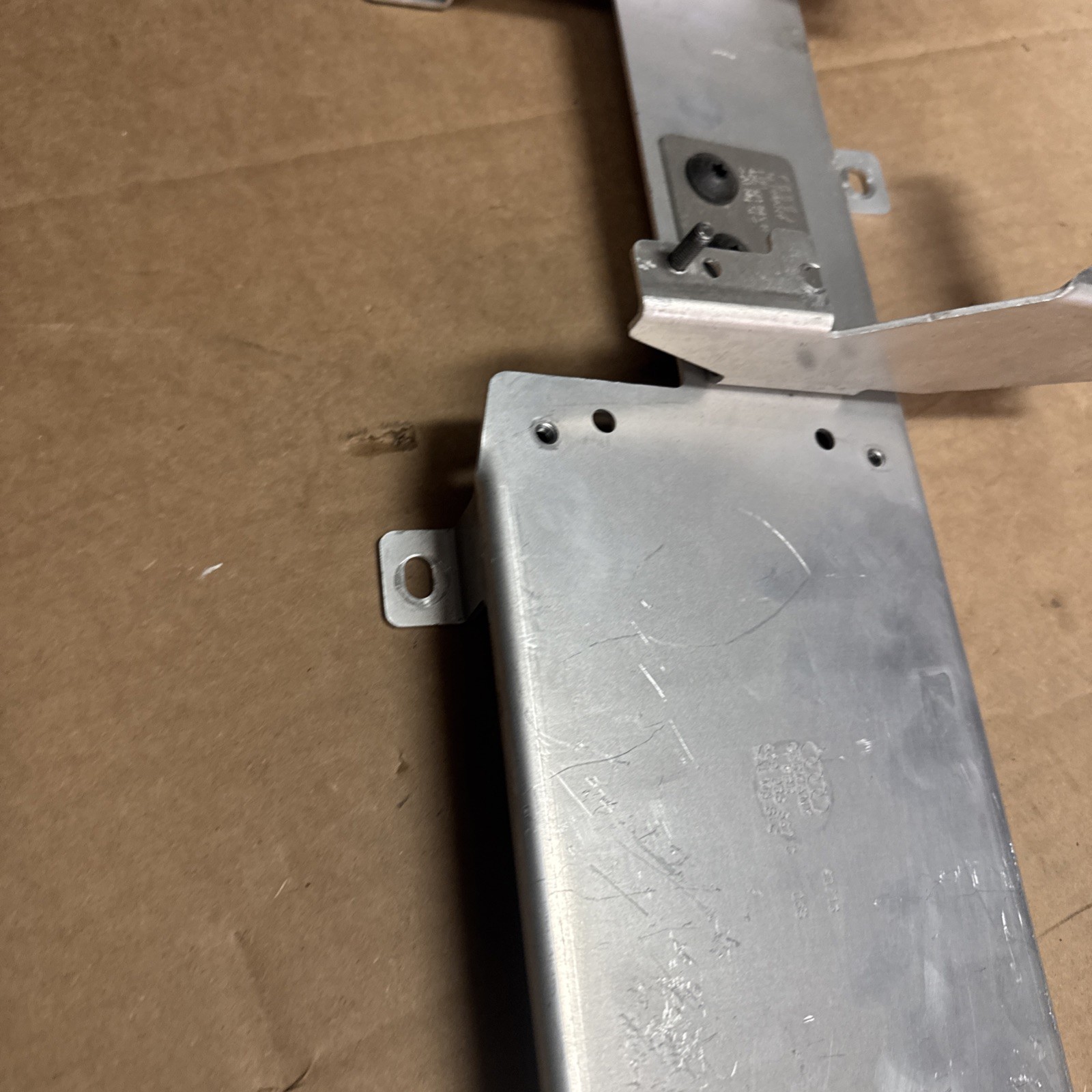 2008 - 2015 Audi R8 Control Module Holder Mounting Bracket Silver Computer Rear