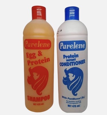 Purelene Egg & Protein Instant Shampoo  and Conditioner 1 bottle (475ML) 