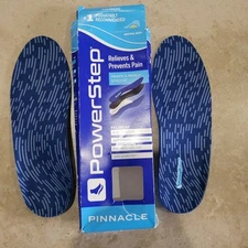 powerstep pinnacle insoles Size E Men's 8.5 / Women's 10.5