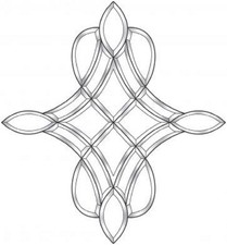 Large Glass Bevel Cluster 18 1/2 x 20 Inches BC320 or CH320