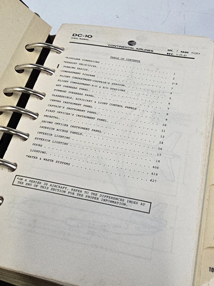 McDonnell Douglas DC-10 Flight Operations Manual 1980s Edition - Image 4 of 4