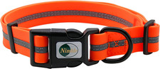 Dog Collar Waterproof Pet Collars Anti-Odor Durable Adjustable PVC  Polyester S