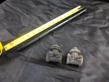 VTG 16" Fixture Extension Pipe with 2 Sidearm Tins /Adapters/parts