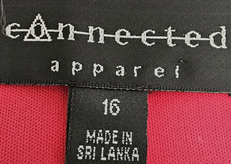 Connected Apparel Womens Dress Size 16 Sleeveless Round Neck Knee Length - Image 2 of 4