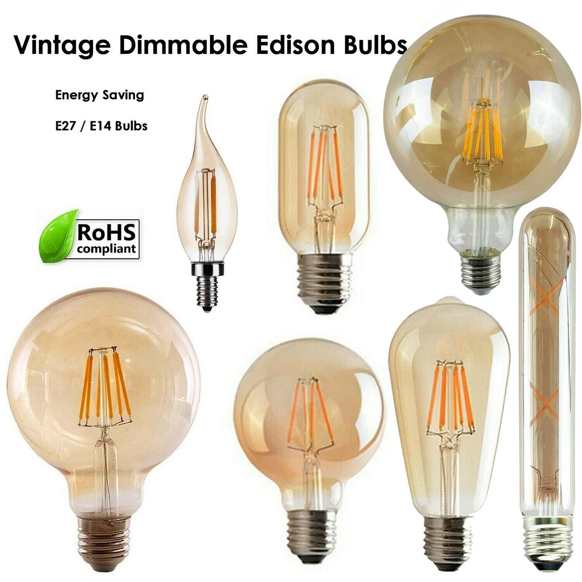 Antique edison light sale bulbs