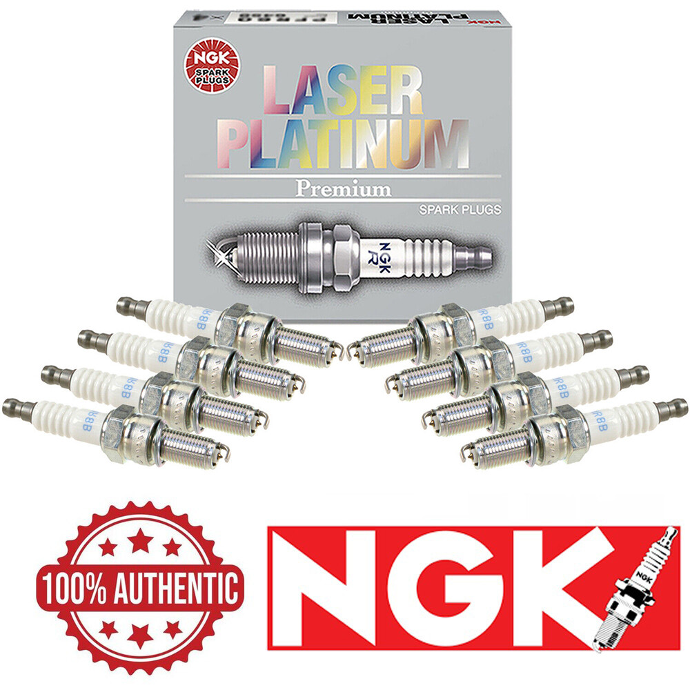 NGK Laser Platinum Set of 8 Spark Plugs 6378 PMR8B Tune Up for Maserati Ferrari