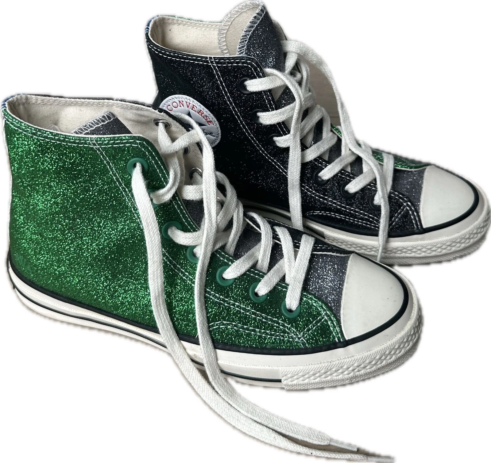 Sneakers JW Anderson x Converse glitter Chuck Taylor US donna 6 5 uomo 4 5 come nuove