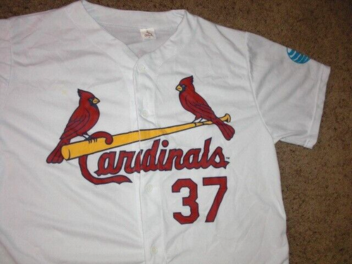 ST LOUIS CARDINALS 2006 Inaugural Season Jeff Suppan Baseball Jersey men's XL - Picture 2 of 4