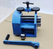 3"(75mm) Manual Combination Rolling Mill Machine Roller Jewelry Press Jeweller #