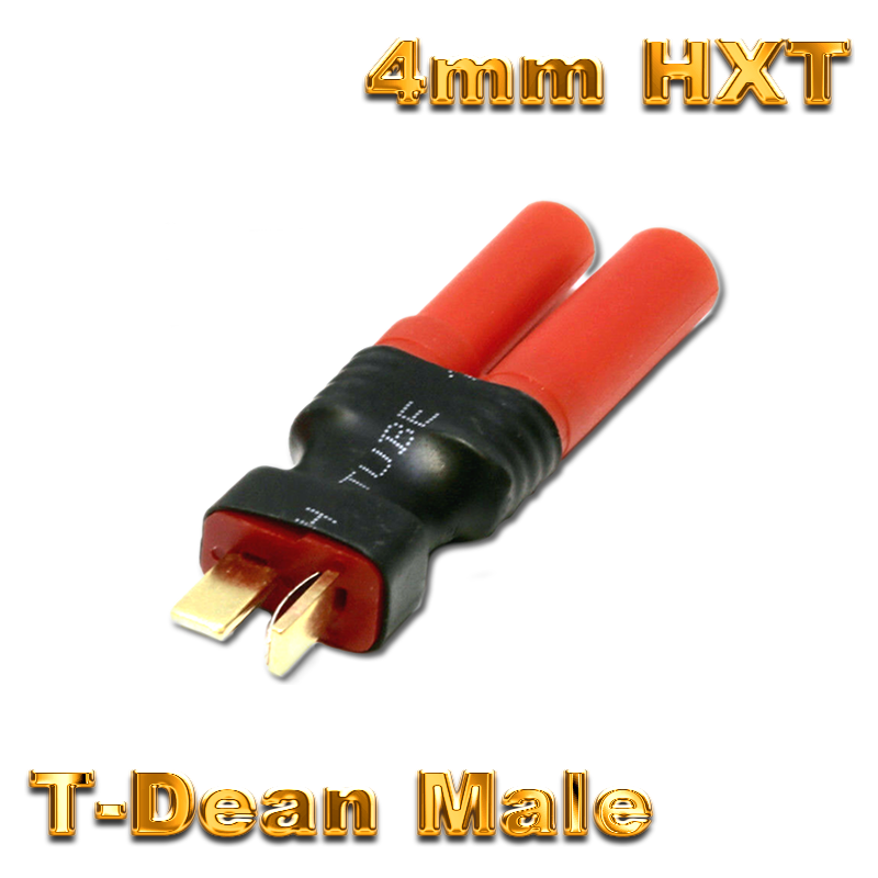 2 Stück T-Dean Auf HXT 4mm Adapter - 60A Hochstromstecker Für Modellbau