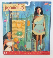 NIP Disney Pocahontas Swimming Dress n Play Doll Clothes Outfit Mattel 68452