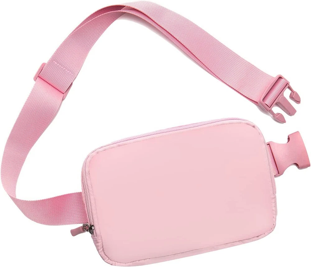 Belt Bag Fanny Pack Crossbody Bags for Women Belt Bag Waist Packs with 3 Pockets