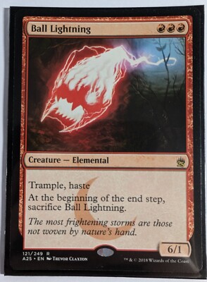 MTG; Ball Lightning; EN; NM; Masters 25; Rare