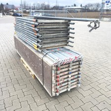 Stahlgerüst 101 m² Robustboden gebraucht Fassadengerüst Baugerüst Layher Assco
