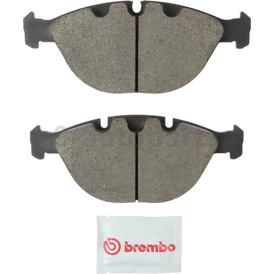 Комплект из 1 керамических передних тормозных колодок Brembo OE подходит для BMW X5 2002 2003 2004 2005 2006 годов выпуска - Изображение 3 из 4