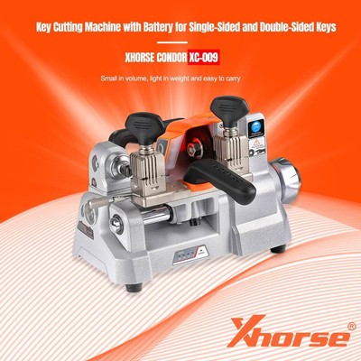 XHORSE CONDOR XC-009 Cutting Machine for Single-Sided and Double-Sided Keys DHL