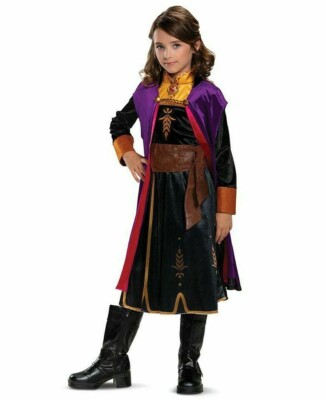 Girls' Disney Frozen Anna Deluxe Halloween Costume