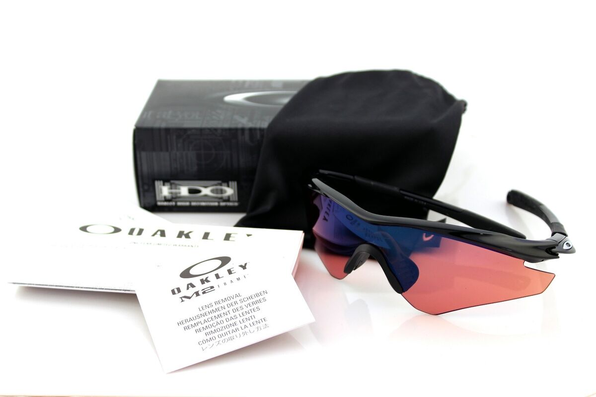 RARE Authentic OAKLEY M2 FRAME Black G30 Iridium Sunglasses RARE Authentic OAKLEY M2 FRAME Black G30 Iridium Sunglasses
