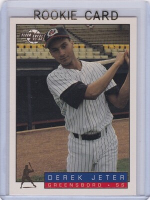 Deter Jeter Rookie Card DEREK JETER ROOKIE CARD 1993 Fleer Excel Baseball RC Greensboro New ...