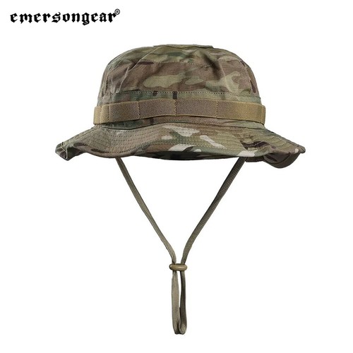 Emerson Short Brim Summer Tactical Boonie Hat Camo Camping Sunproof Hiking Caps - Picture 14 of 21