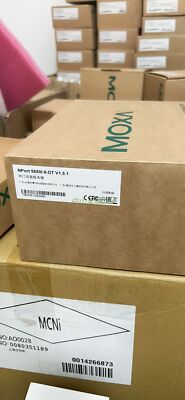 1Pcs MOXA NPort 5650I-8-DT 8-port RS232/422/485 Serial Server with Isolation