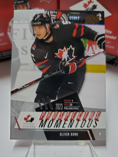 2024 Upper Deck Team Canada Juniors Prospectus Momentous (PM1-PM50) - YOU PICK - Picture 34 of 41