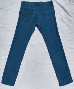 Fusai Mens Size 32X32 34X32 Blue Straight Leg Stretch Jeans New With Tags