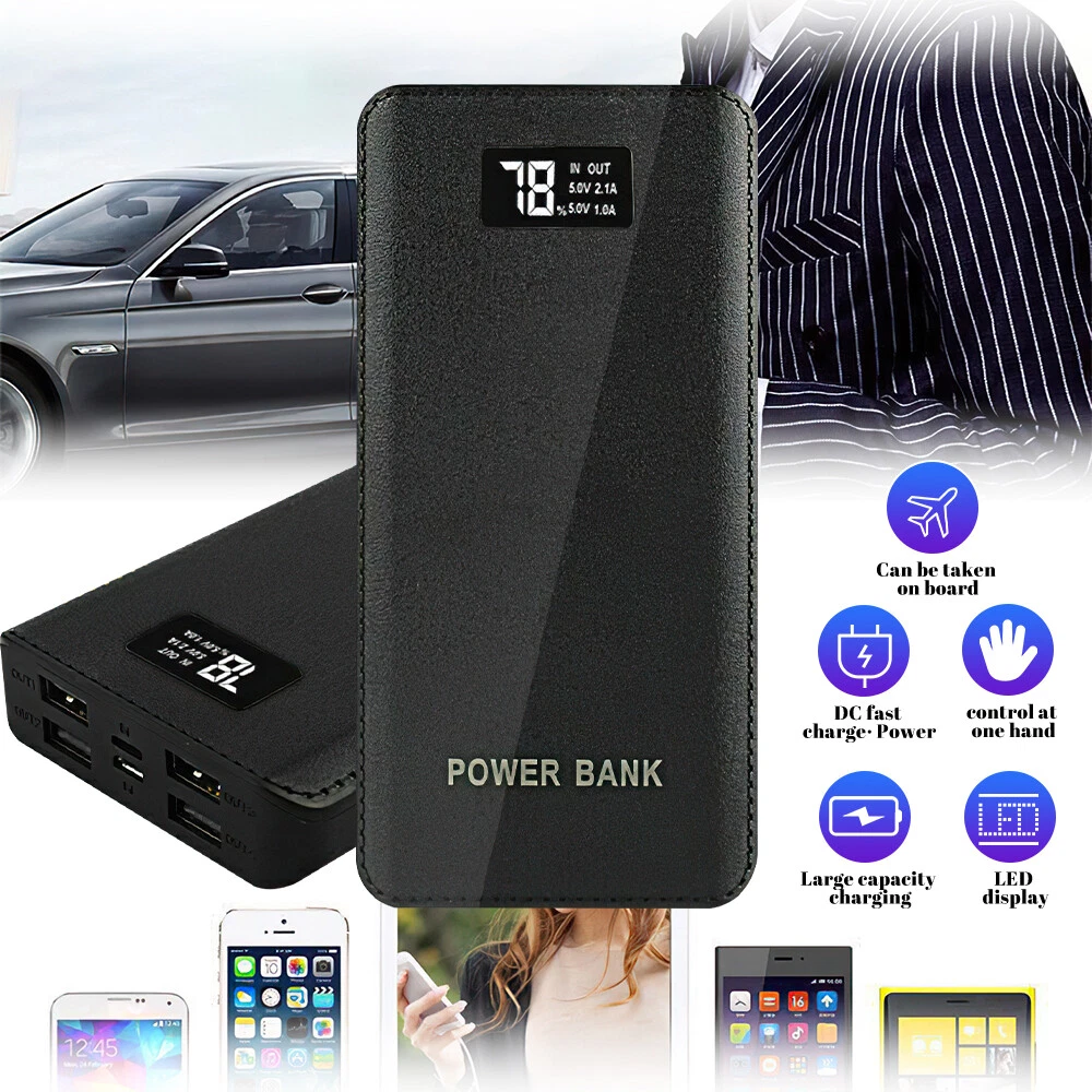 Power Bank 20000mAh 2USB External Battery Portable Charger For Mobile Phone US