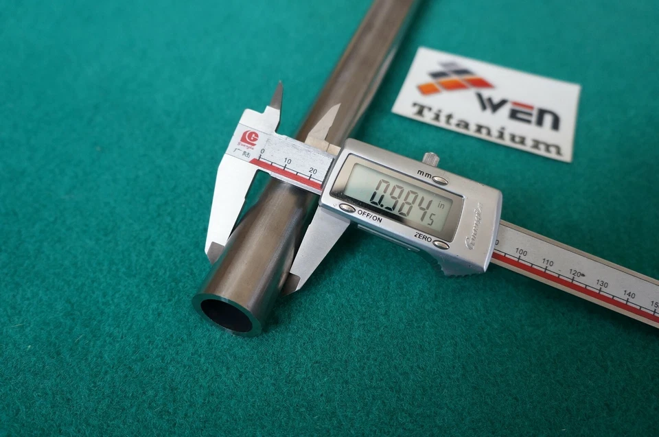 25mm Titanium Grade 2 Tube ( .984" x .118" x 20" ) Metal Pipe 1 in Round Tubing - Image 3 of 4