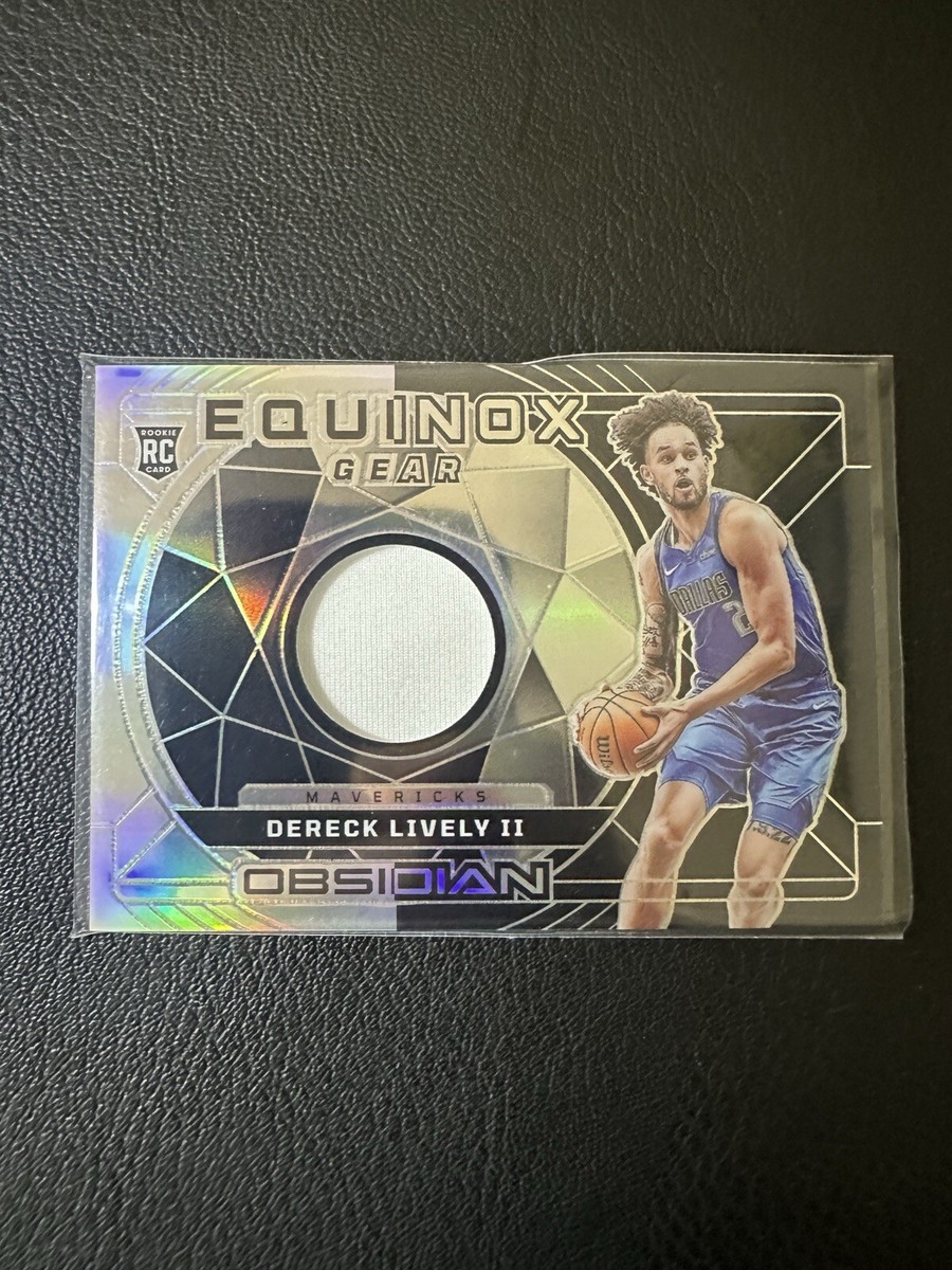2023-24 Panini Obsidian Equinox Gear #EG-DLI Dereck Lively ii RC 