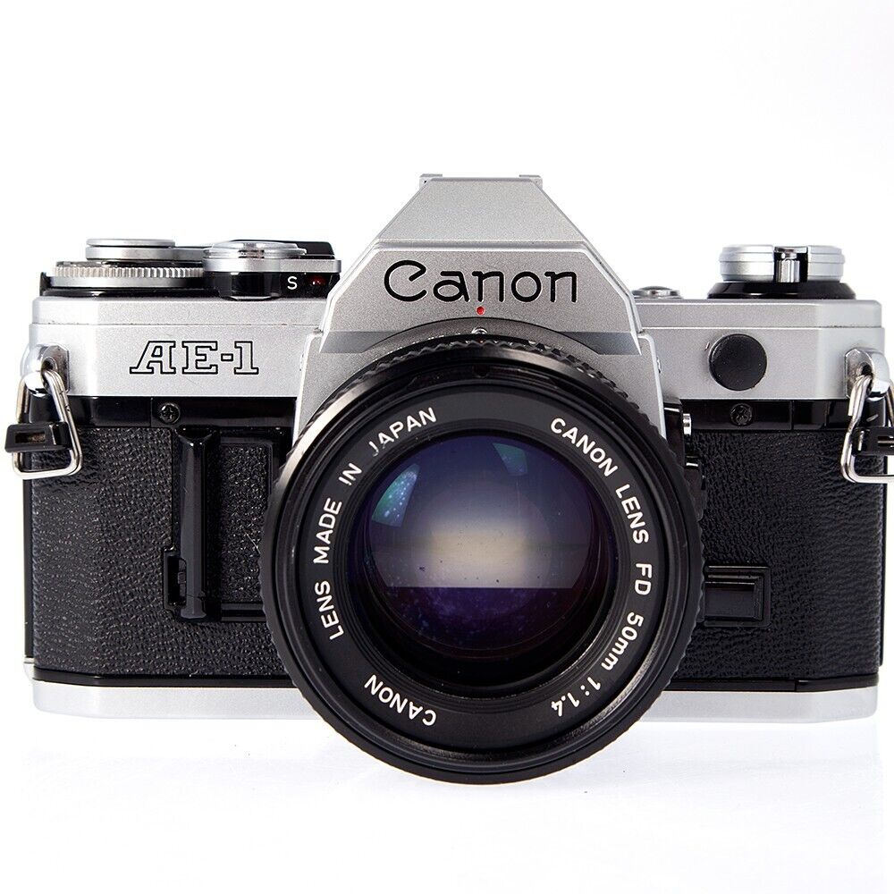 CANON AE-1 35mm Film Camera with 50mm f/1.4 Canon Lens CANON AE-1 35mm Film Camera with 50mm f/1.4 Canon Lens
