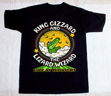 Rare King Gizzard  the Lizard Wizard Gift For Fan Black S-2345XL T-shirt S3734
