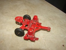 Antique Red Cast Iron Arcade Toy Corn Planter 422 USA