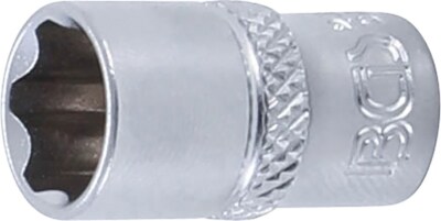 BGS STECKSCHLÜSSEL-EINSATZ SUPER LOCK, INNENVIERKANT 6,3 MM (1/4''), SW 10 MM