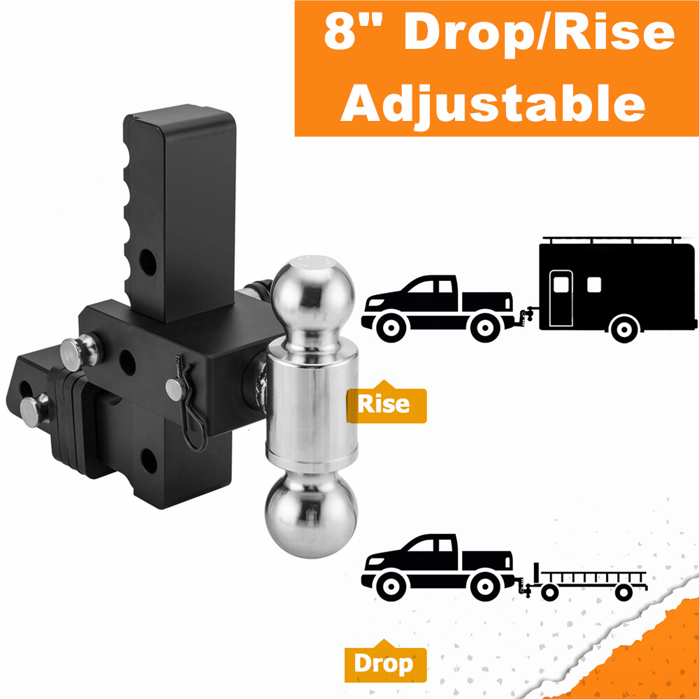 12500 Lbs Towing Capacity Aluminum 6 Inch Rise/drop 12000 Lbs Capacity ...