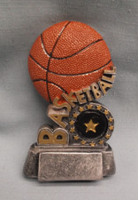 BASKETBALL full color trophy resin award RF3415